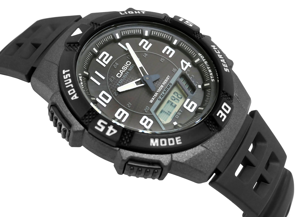 Zegarek CASIO AQ-S800W-1BVEF SOLAR + BOX - obrazek 2
