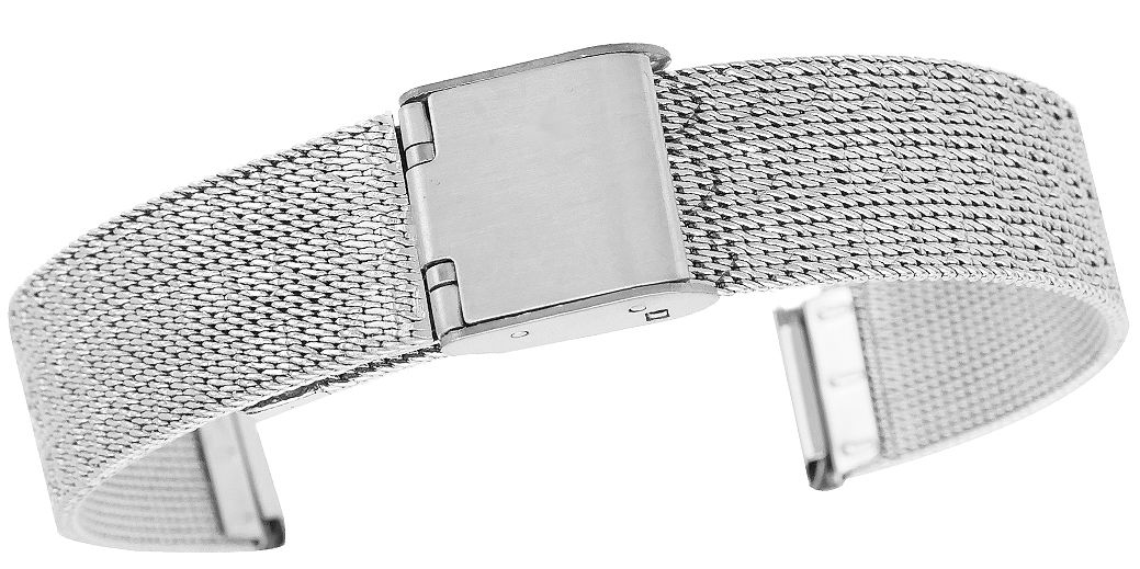 Bransoleta Fashion Mesh Srebrna IPS 14 mm FA14S - obrazek 2