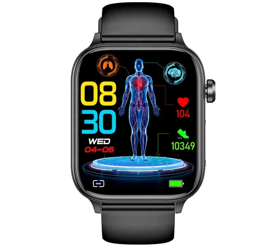 Smartwatch Męski Rubicon RNCF33 BLACK + Pasek Granatowy - Зображення 4