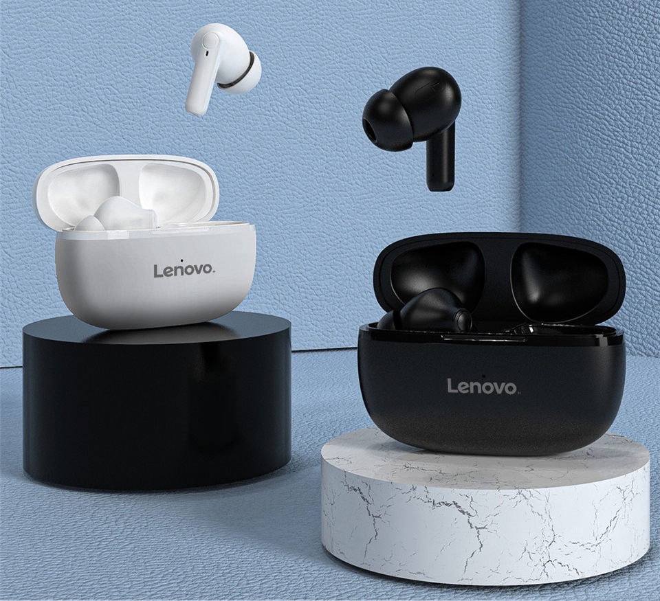 Słuchawki bezprzewodowe douszne LENOVO HT05 Białe - obrazek 2