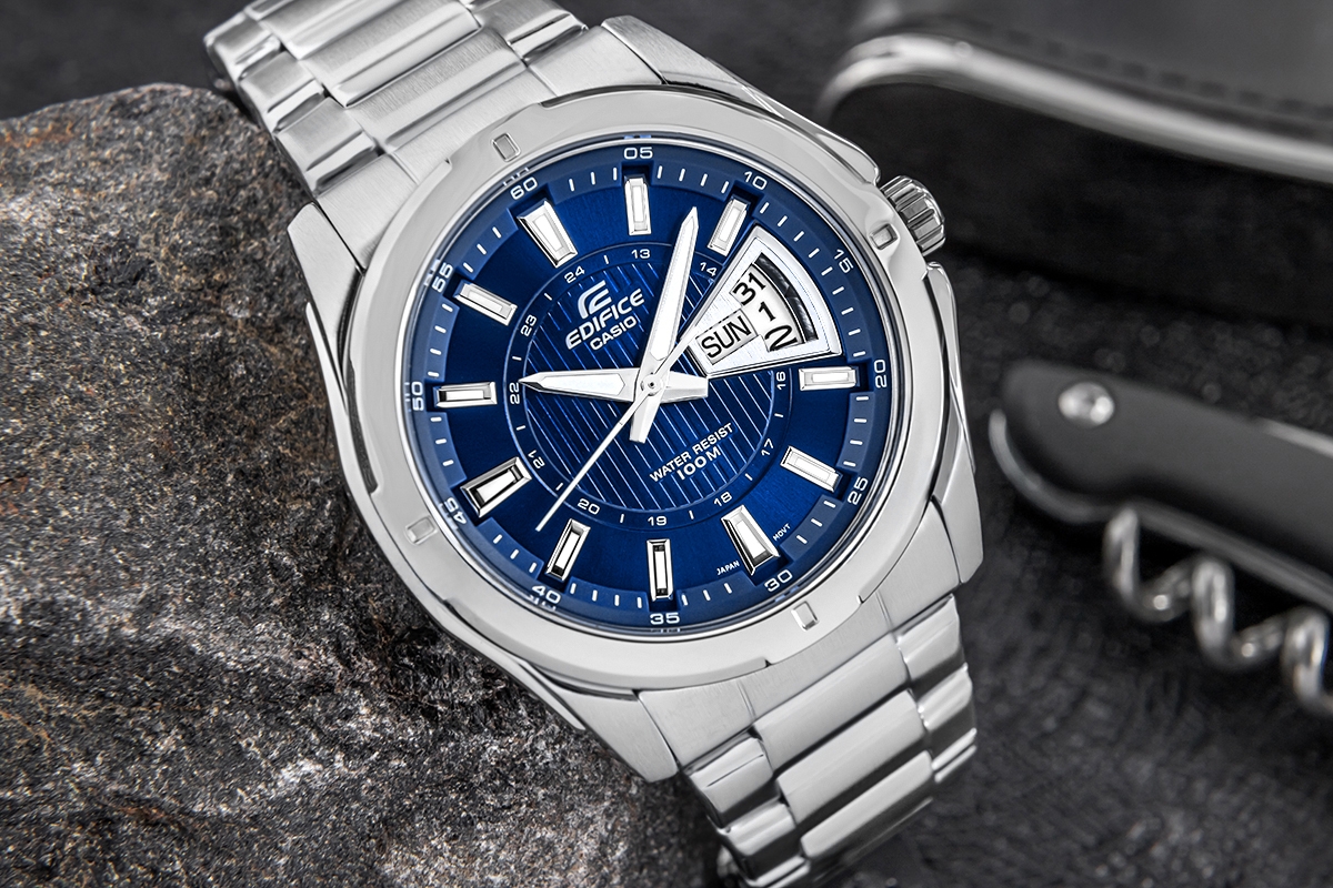 Zegarek Męski CASIO EDIFICE EF-129D-2AVEF + BOX - Зображення 4