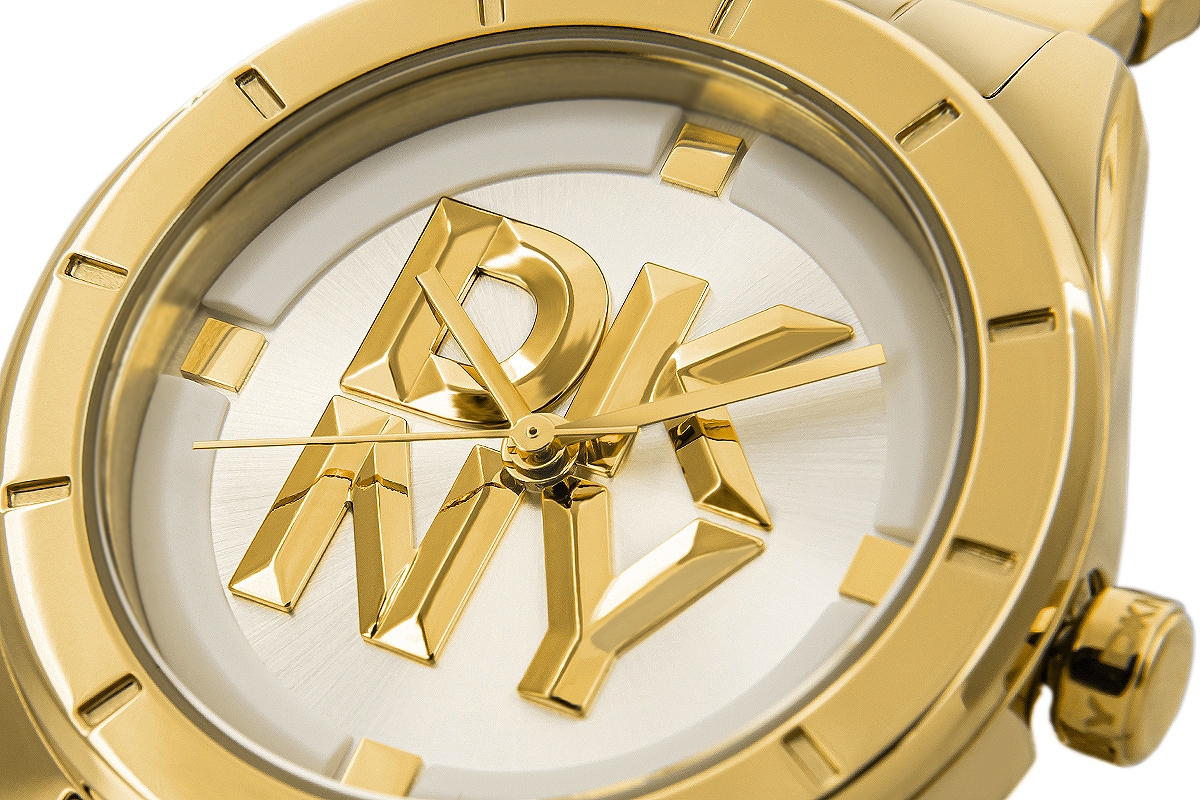 Zegarek Damski DKNY Chambers Midi Gold DK1L016M0065 + BOX - obrazek 4