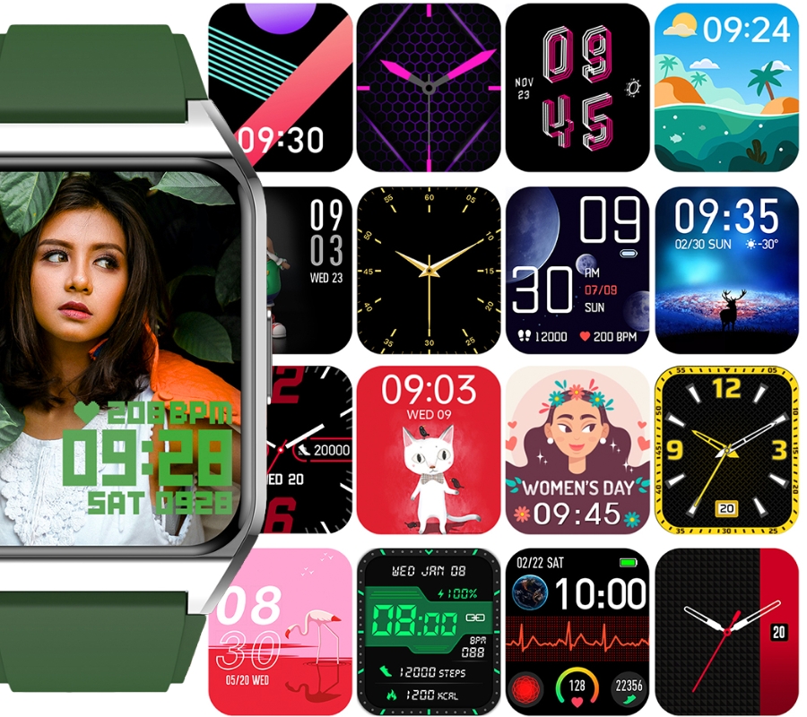 Smartwatch Damski RUBICON RNCE89 Gold Rose SMARUB163 - obrazek 4