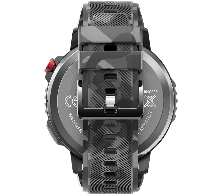 Smartwatch Męski RUBICON RNCF08 Black/Moro SMARUB232 - obrazek 4