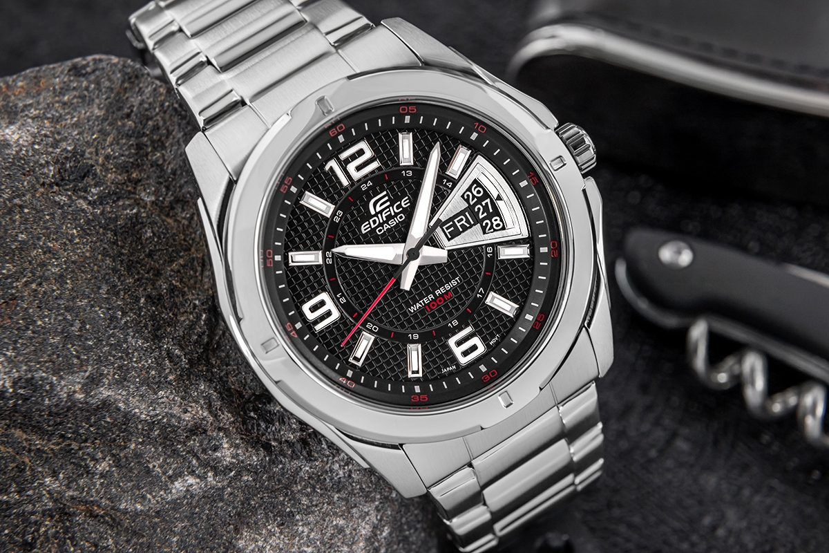 Zegarek Męski CASIO EDIFICE EF-129D-1AVEF + BOX - Зображення 4