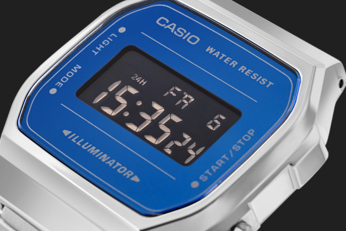 Zegarek Męski CASIO VINTAGE A168WEM-2BEF + BOX - obrazek 4