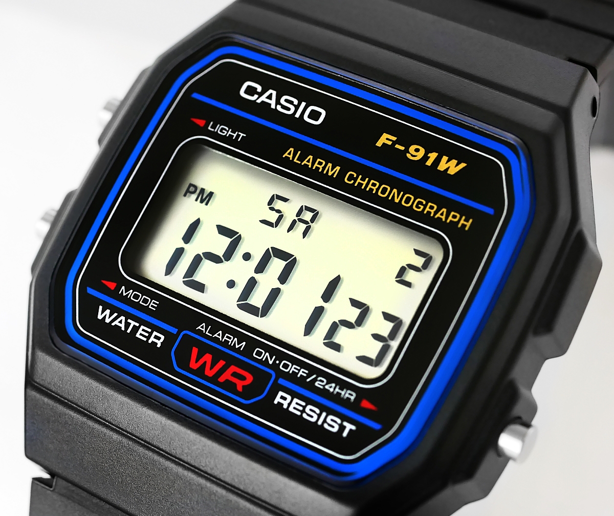 Zegarek Męski CASIO F-91W-1DG - obrazek 4