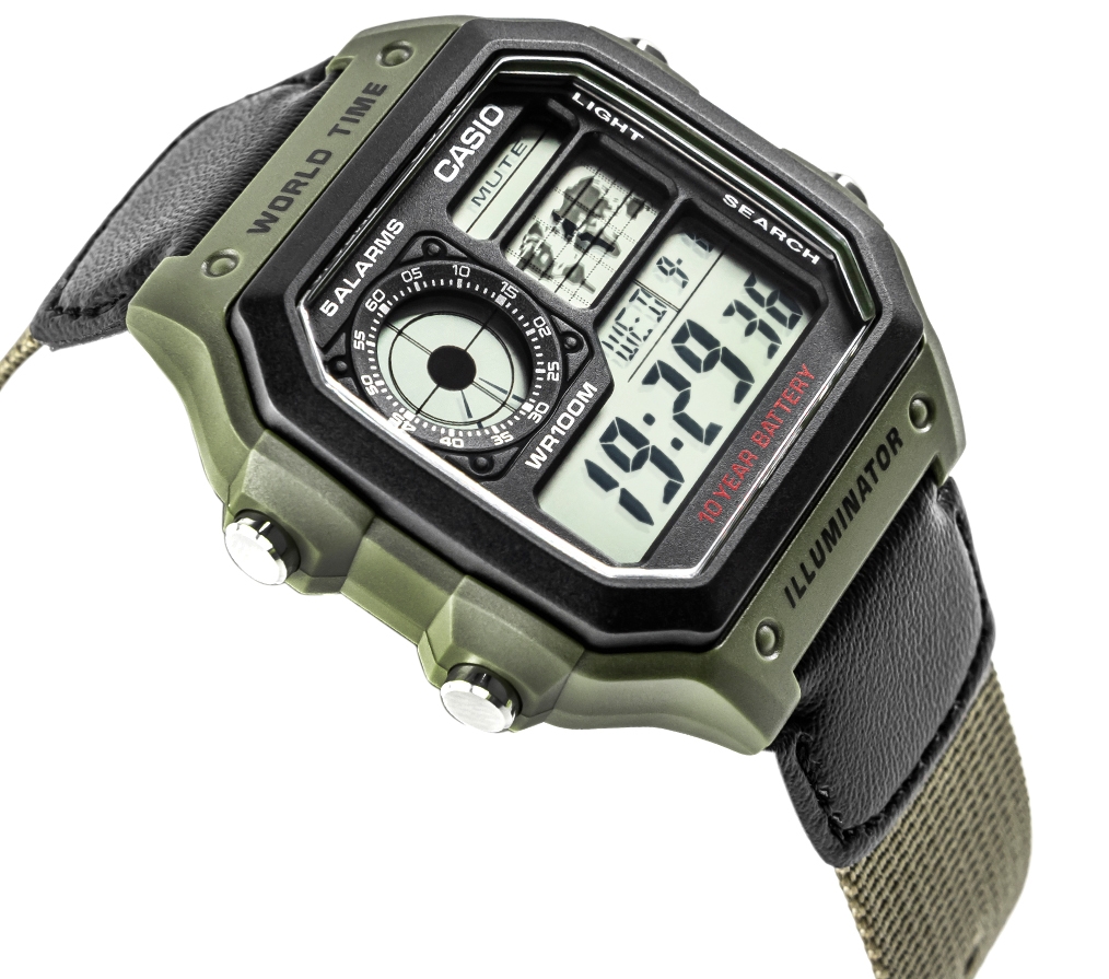 Zegarek Męski CASIO AE-1200WHB-3BVDF + BOX