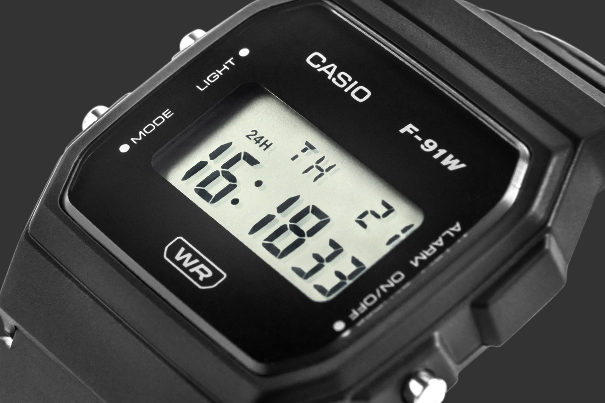 Zegarek CASIO Unisex F-91WB-1AVDF + BOX - obrazek 4