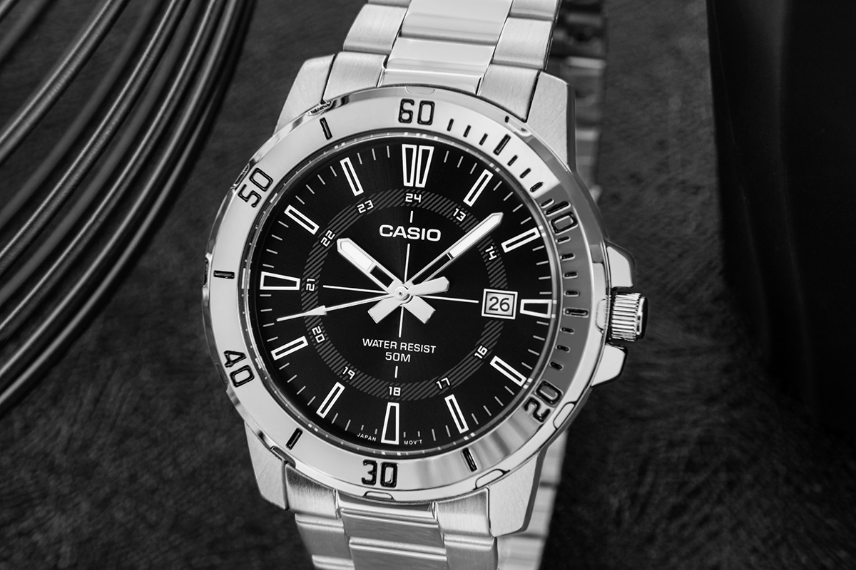 Zegarek Męski CASIO MTP-VD01D-1CVUDF + BOX - obrazek 4