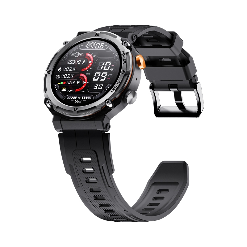 Smartwatch VELTORI VT130-1 Czarny Pasek Silikonowy - obrazek 7