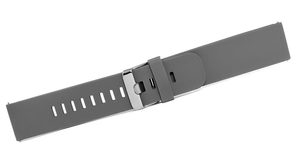 Pasek silikonowy SZARO-SREBRNY U15-22-6 - obrazek 3