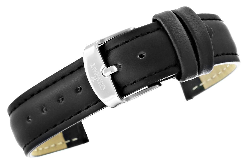 Pasek Damski do Smartwatch GIEWONT GW300 GWP18B - Leather Black - obrazek 4