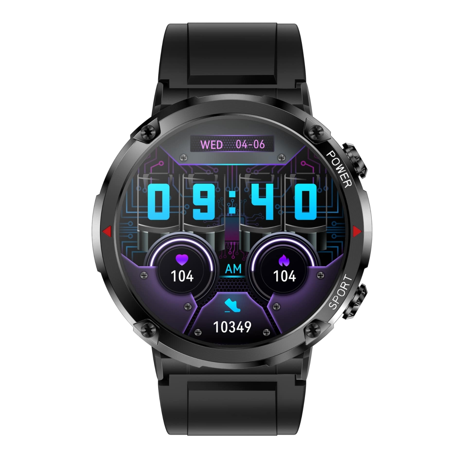 Smartwatch Gravity GT21-4 + Czarny Pasek Silikonowy - Зображення 5