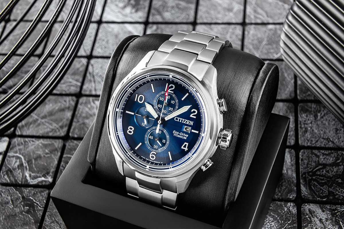 Zegarek Męski CITIZEN Super Titanium Eco-Drive CA0810-88L + BOX - obrazek 5