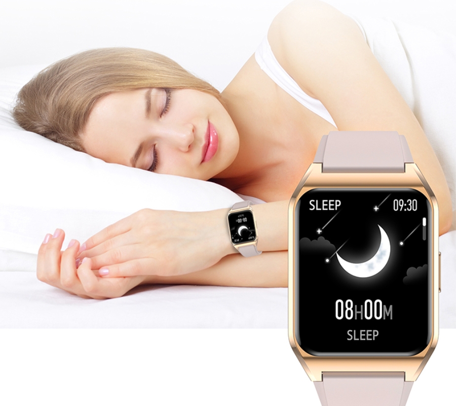 Smartwatch Damski RUBICON RNCE89 Gold Rose SMARUB163 - obrazek 5