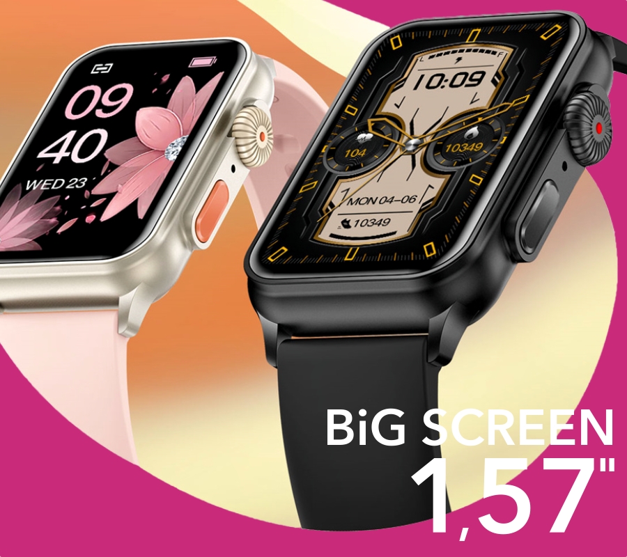 Smartwatch Damski RUBICON RNCF06 Black SMARUB222 - obrazek 5