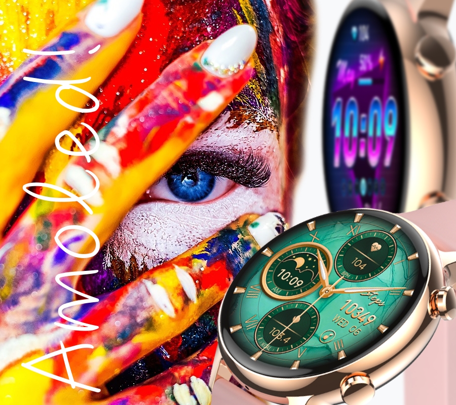 Smartwatch Damski RUBICON RNCF09 Rose Gold/Pink SMARUB234 - Зображення 5