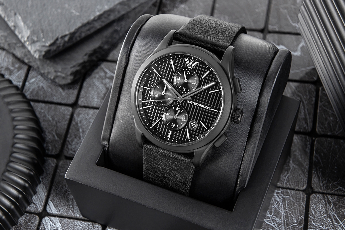 Zegarek Męski + Bransoleta EMPORIO ARMANI Paolo AR80070SET + BOX