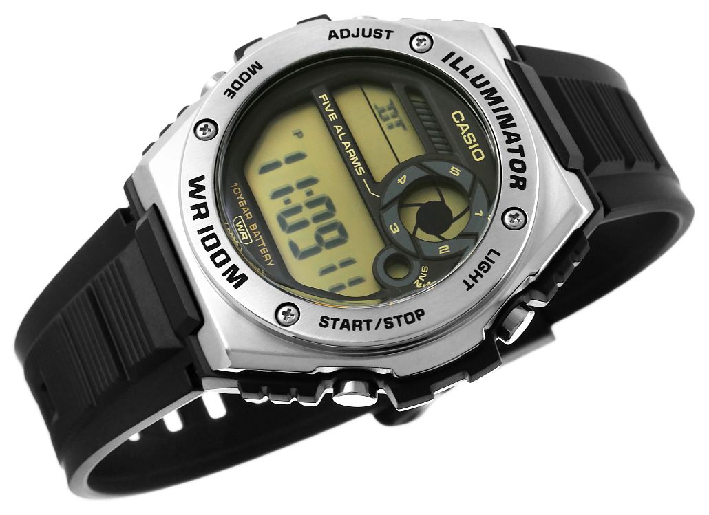 Zegarek CASIO MWD-100H-9AVEF 10 BAR Do pływania Unisex + BOX - obrazek 5