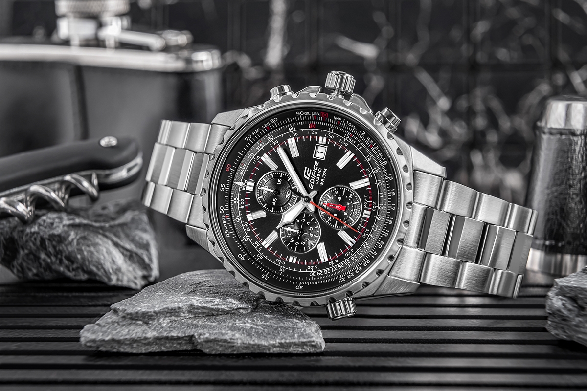 Zegarek Męski CASIO EDIFICE EF-527D-1AVEF + BOX - obrazek 5