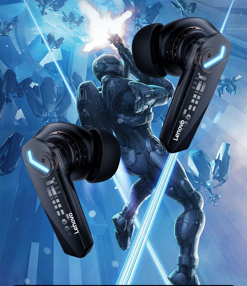 Słuchawki bezprzewodowe douszne LENOVO Thinkplus LivePods GM2 PRO Czarne - obrazek 6