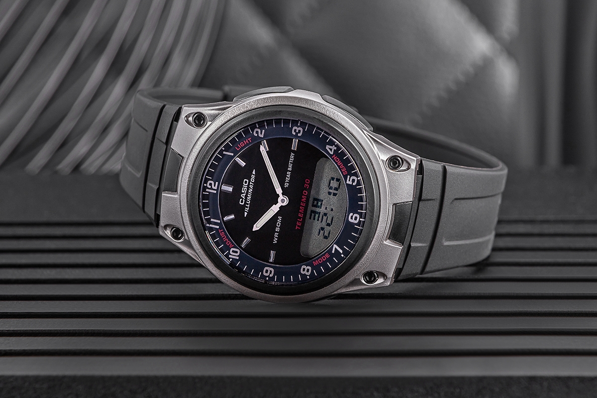 Zegarek Męski CASIO DUAL AW-80-1AVDF + BOX