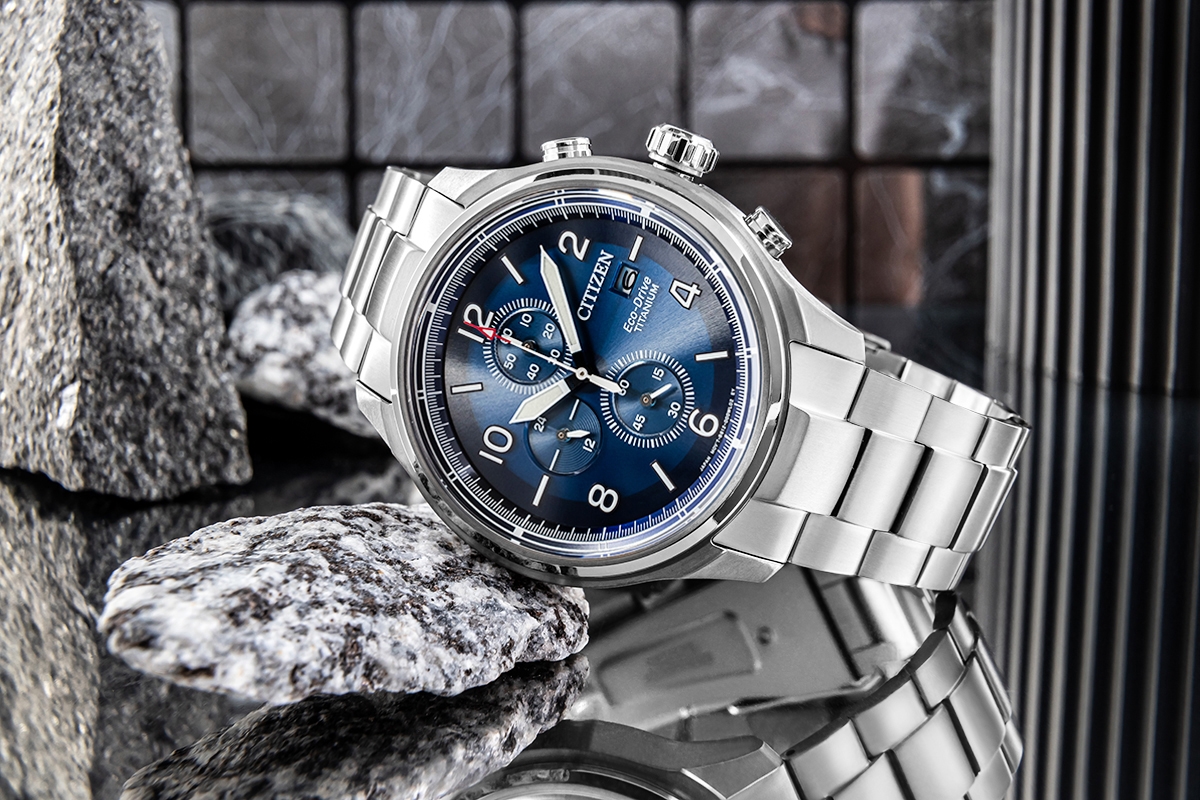 Zegarek Męski CITIZEN Super Titanium Eco-Drive CA0810-88L + BOX - obrazek 6