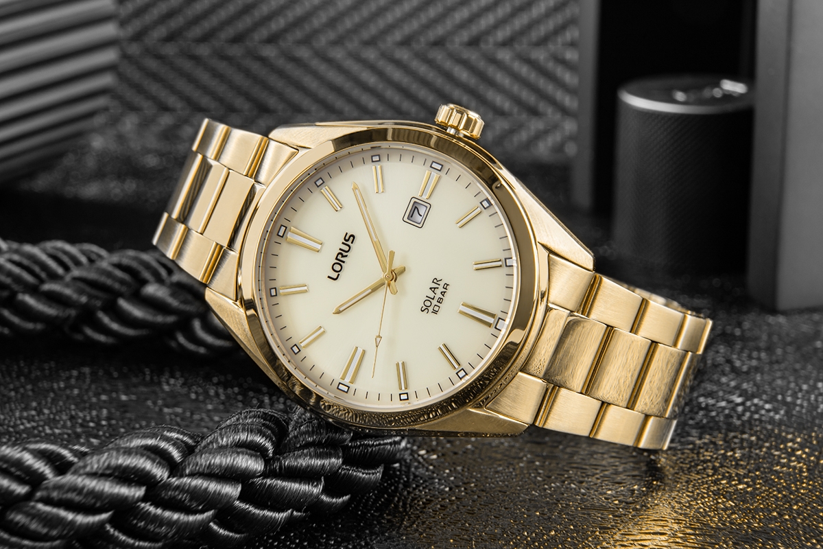 Zegarek Męski LORUS Solar Gold RX338AX9 + BOX - Зображення 6