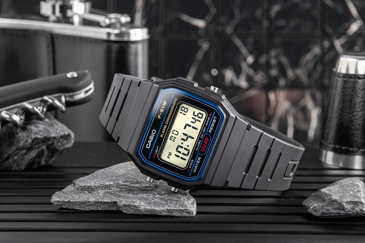 Zegarek Męski CASIO F-91W-1DG - obrazek 6