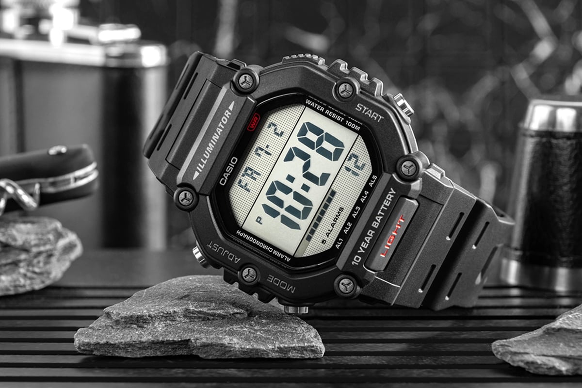 Zegarek Męski CASIO AE-1600H-1AVDF + BOX - obrazek 6