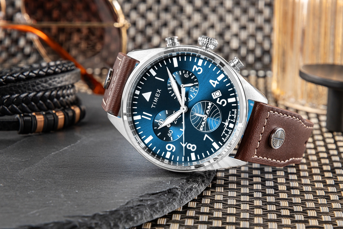 Zegarek Męski TIMEX X PAN AM® Waterbury TWG030000 + BOX - Зображення 6