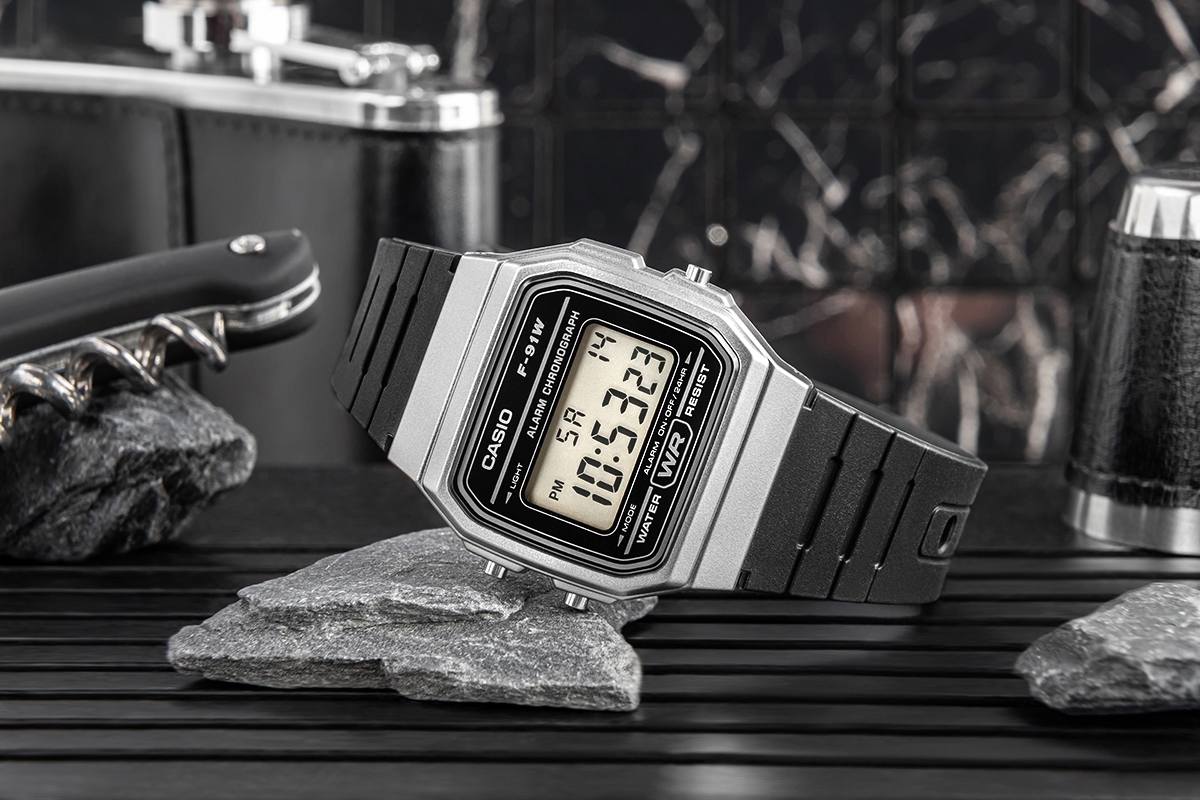 Zegarek Męski CASIO F-91WM-7ADF + BOX - obrazek 6