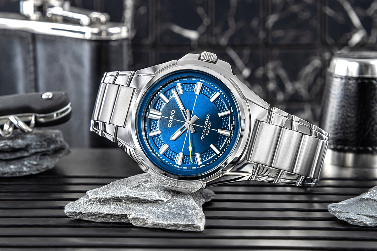 Zegarek Męski CASIO Solar MTP-RS100D-2AVDF + BOX