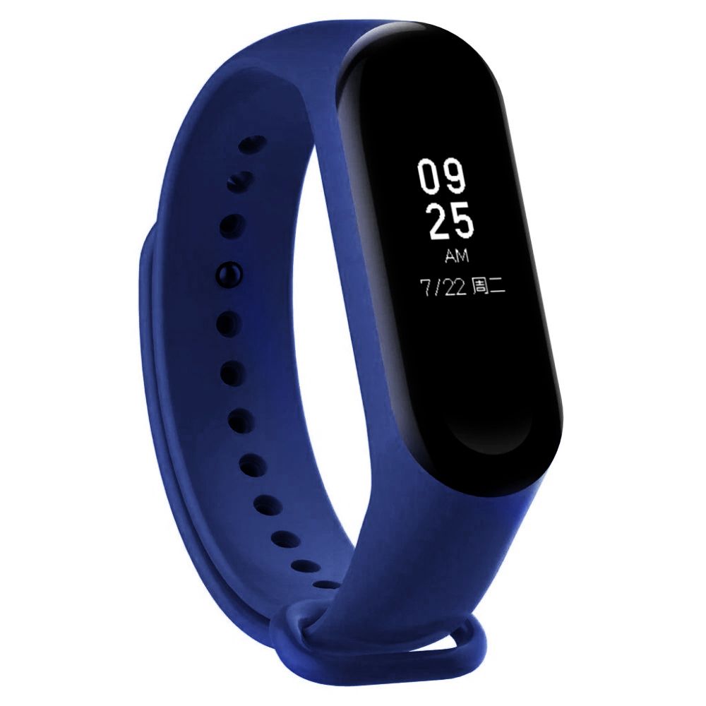 Pasek silikonowy do Xiaomi 5/6 - granatowy - Зображення 3