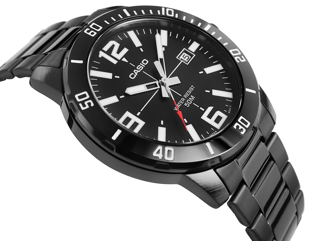 Zegarek Męski CASIO MTP-VD01B-1BVUDF + BOX - obrazek 2