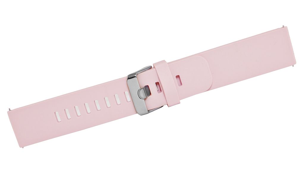 Pasek silikonowy RÓŻOWO-SREBRNY U15-22-11 - obrazek 3