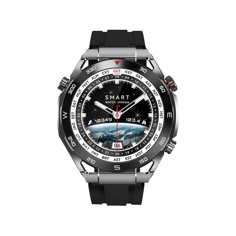 Smartwatch VELTORI VT100-1 + Czarny Pasek Silikonowy + Czarny Eko Skóra - Зображення 8