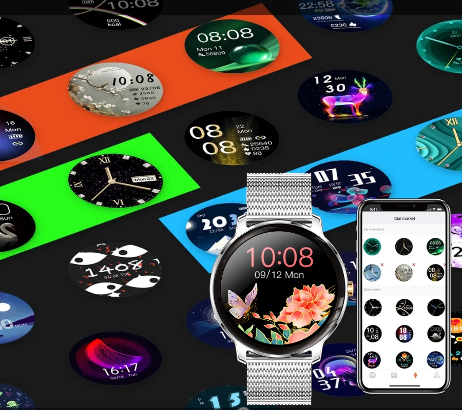 Smartwatch Damski RUBICON RNBE66 Silver SMARUB123 - Зображення 7