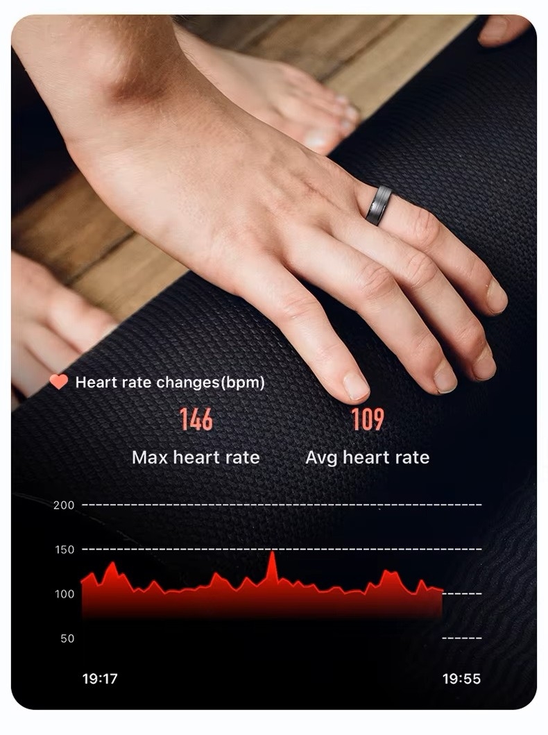 Smart Ring RUBICON R6 Gold SIZE-8(US) SMARUB320 - obrazek 7