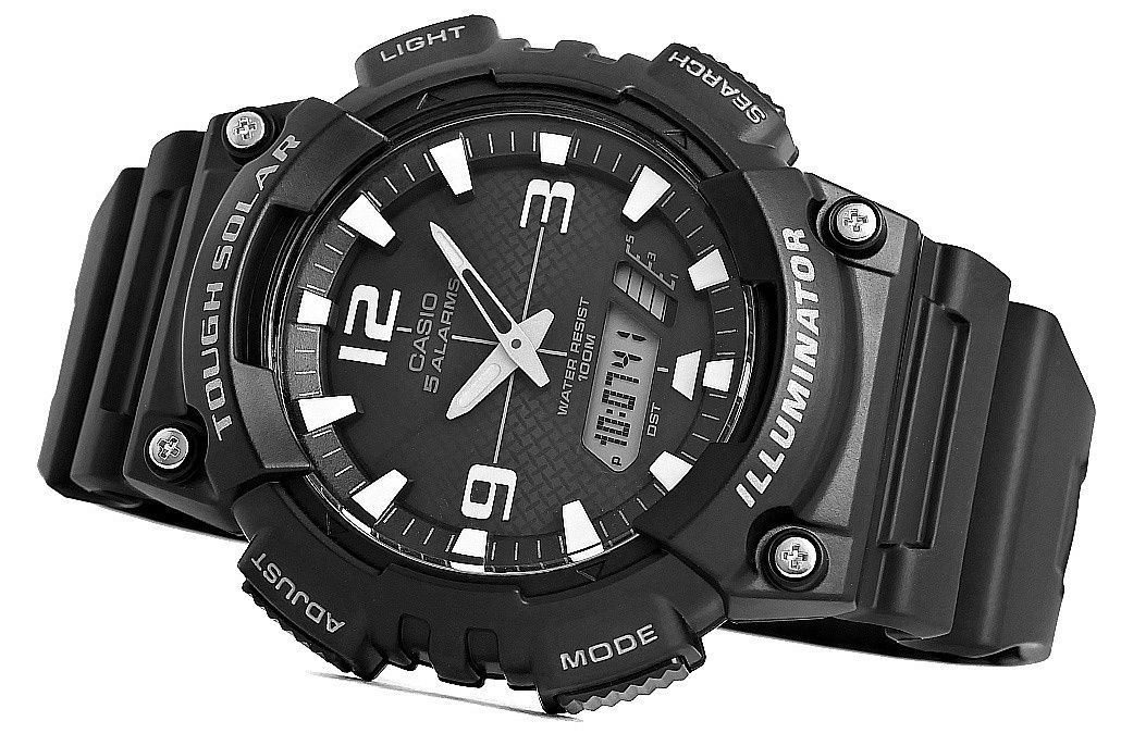 Zegarek Męski CASIO SOLAR AQ-S810W-1AVEF + BOX - obrazek 7