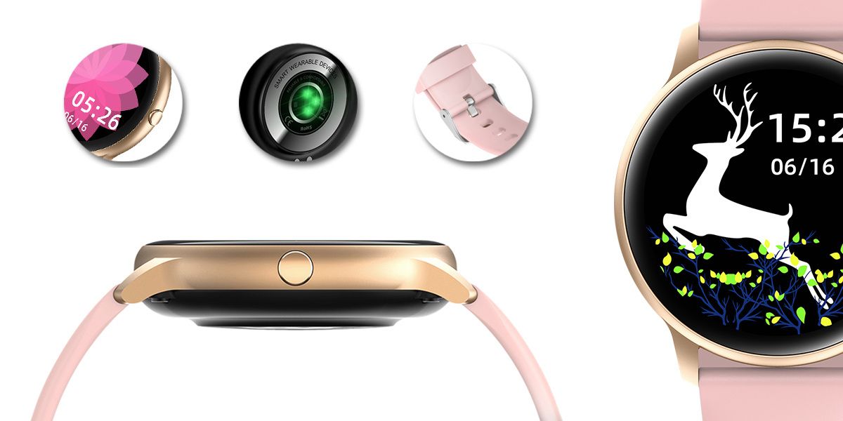 Damski SMARTWATCH G.Rossi SW015-2 Różowy - Зображення 8