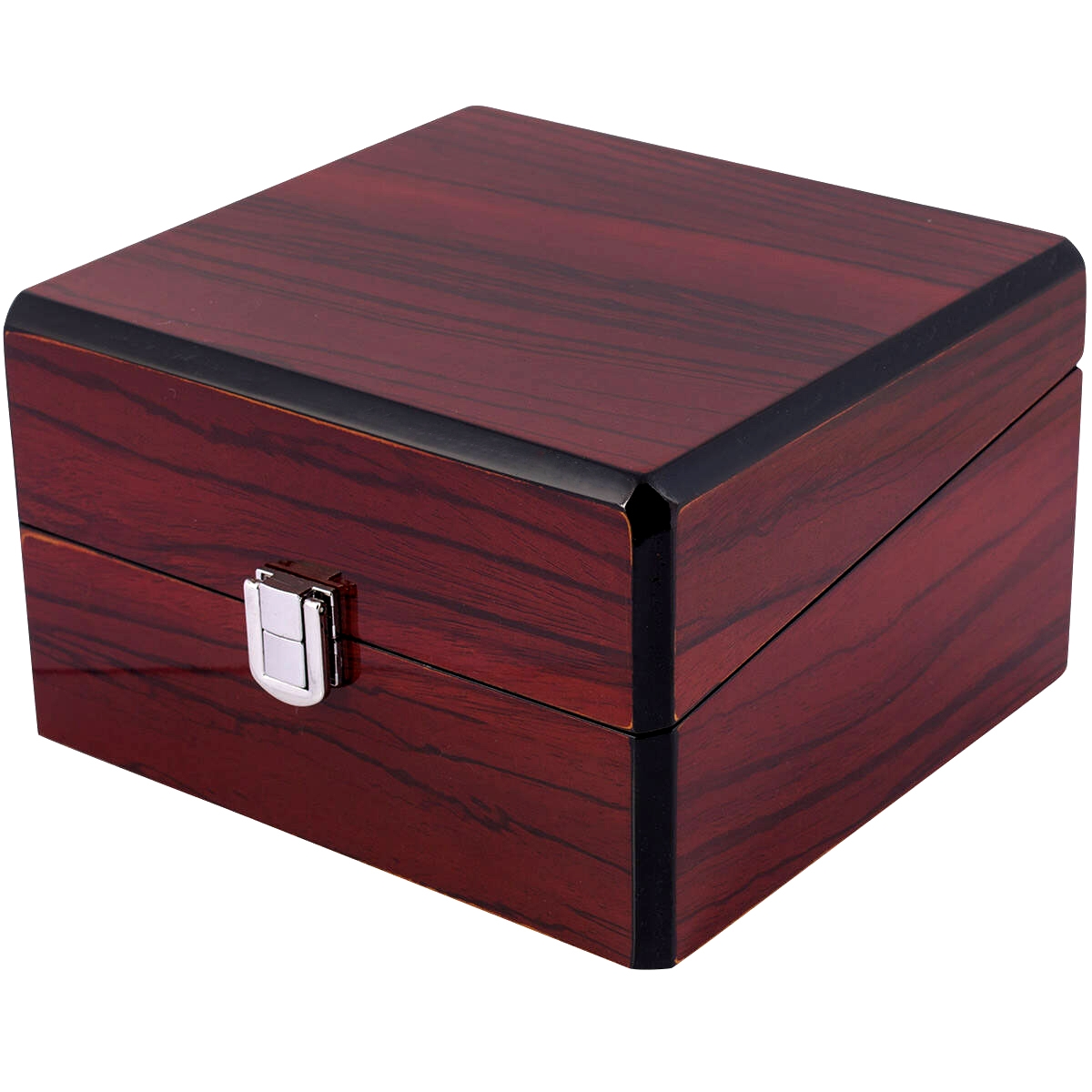 Pudełko na zegarek drewniane mahoń PREMIUM PDR-2 - Зображення 6