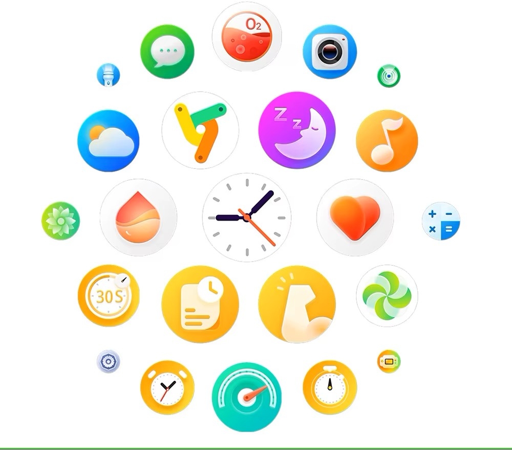 Smartwatch Damski Rubicon RNCF35 ROSE GOLD Bransoleta + Pasek Pink - obrazek 8