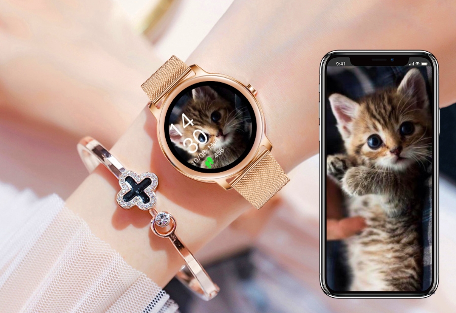 Smartwatch Damski RUBICON RNBE66 Black SMARUB124 - Зображення 8