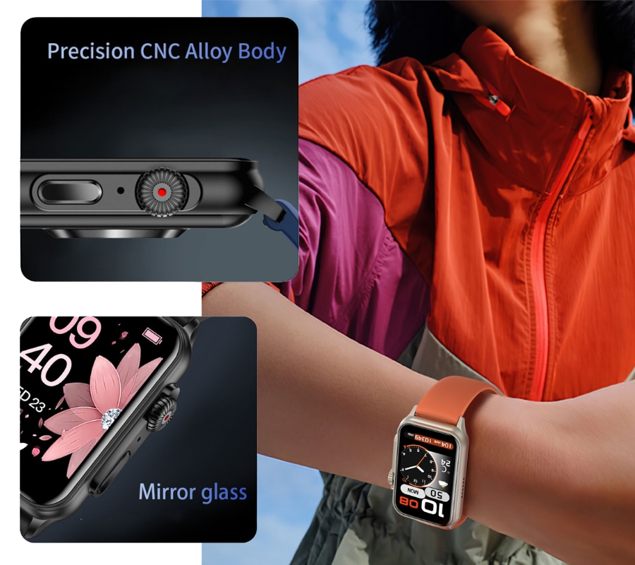 Smartwatch Damski RUBICON RNCF06 Black SMARUB222 - obrazek 8