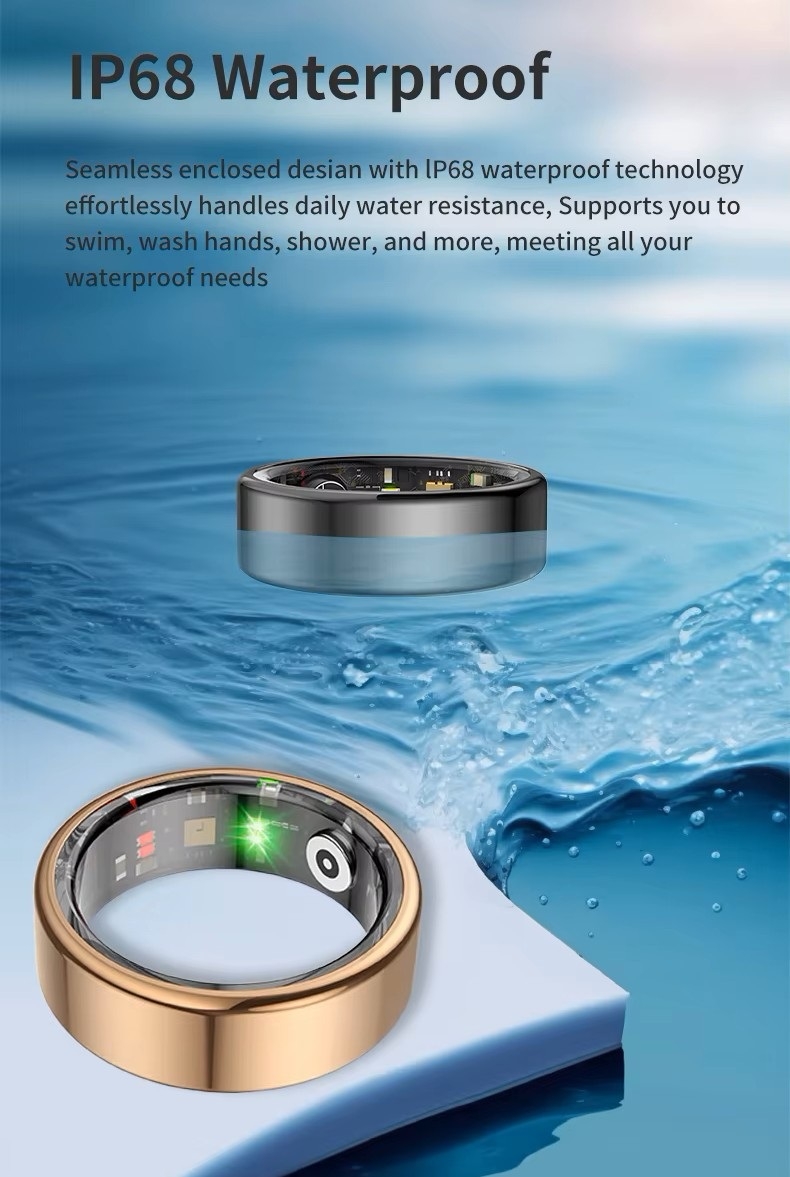 Smart Ring RUBICON R2 Rose Gold SIZE-7(US) SMARUB318 - Зображення 8