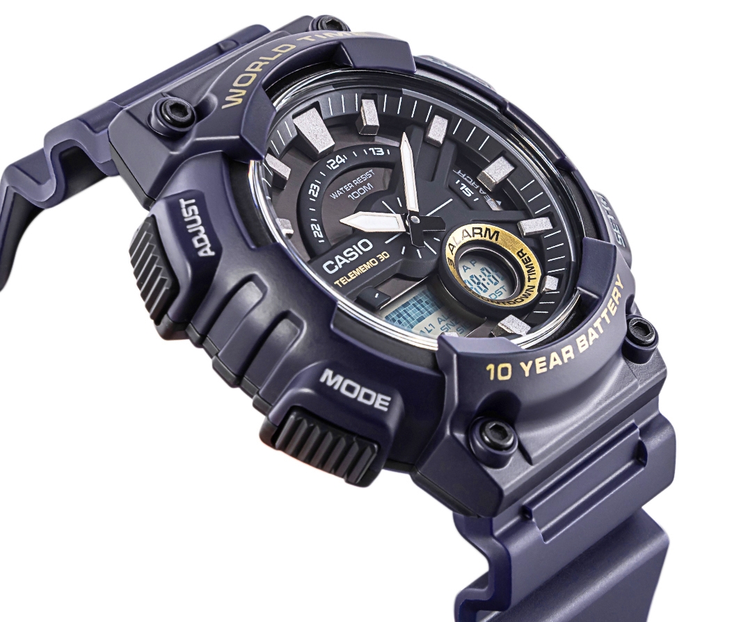 Zegarek Męski CASIO Gerton AEQ-110W-2AVDF + BOX - obrazek 3