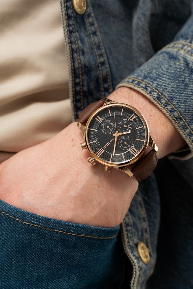 Zegarek Męski PAUL LORENS PL11652A6-1B1 + BOX - obrazek 4