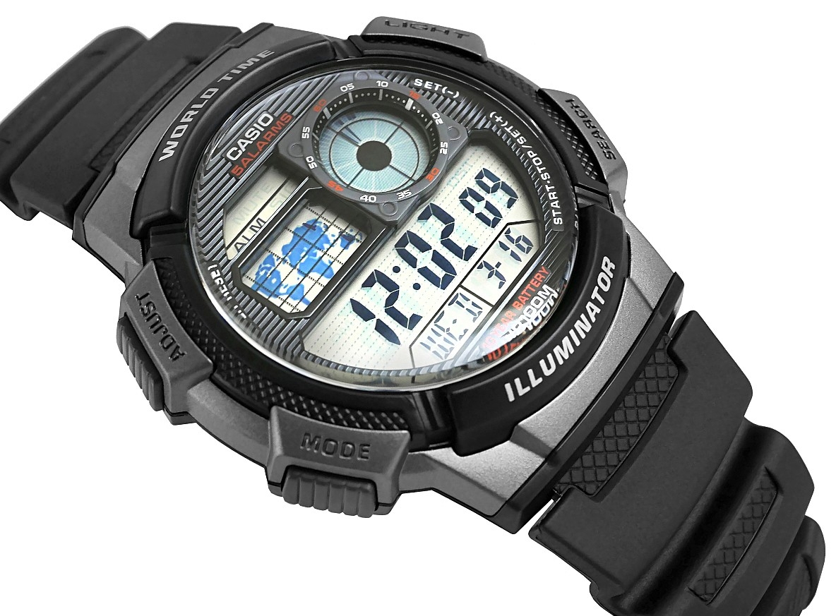 Zegarek Męski CASIO AE-1000W-1BVDF + BOX - obrazek 2